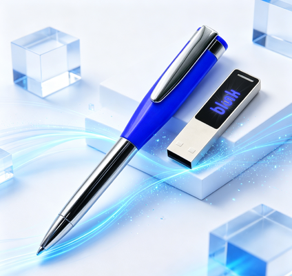 20g Đèn nhẹ CE / ROHS / FCC chứng nhận Pen USB Flash Drive với thương hiệu tùy chỉnh cho quà tặng doanh nghiệp