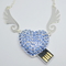 Lady Bracelet Diamond Usb Stick 32GB 64GB 2.0 Ổ flash đầy đủ Bộ nhớ