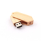 Ổ đĩa flash USB bằng gỗ xoắn 180 độ 2.0 và USB 3.0 Logo dập nổi 50-100MB/S