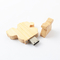 Maple Bamboo USB Stick bằng gỗ được cá nhân hóa 128GB Cắt theo thiết kế tùy chỉnh