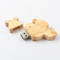 Maple Bamboo USB Stick bằng gỗ được cá nhân hóa 128GB Cắt theo thiết kế tùy chỉnh