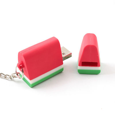 Khuôn mở PVC Dễ thương Thanh USB Dưa hấu Hình Dâu tây Sô cô la
