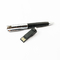 Pen Drive Metal USB Flash Ink Can Logo màu xanh lam và đen trên thân máy