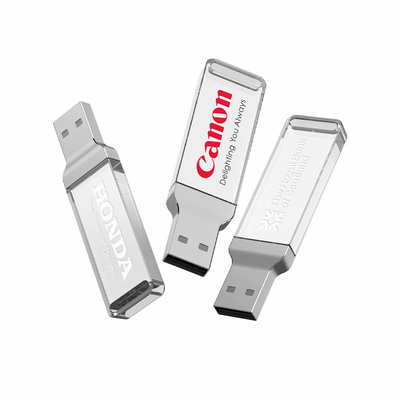 8GB 128GB UDP Flash Crystal USB Stick 2.0 Acrylic trong suốt