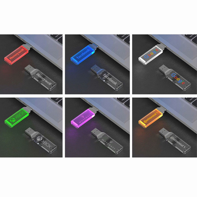 8GB 128GB UDP Flash Crystal USB Stick 2.0 Acrylic trong suốt