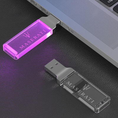 8GB 128GB UDP Flash Crystal USB Stick 2.0 Acrylic trong suốt