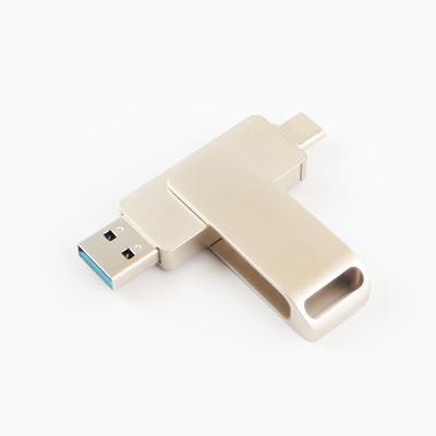 Loại C Twist Metal USB Flash Drive 2.0 và 3.0 Tốc độ cao 256GB 128GB