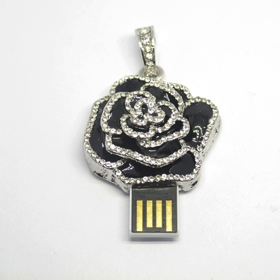 Phong cách trang sức Hoa USB Flash Drive 2.0 với chip ẩn bên trong
