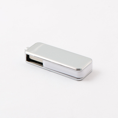 Một bên biểu trưng Doming 3.0 2.0 Xoắn ổ USB Kim loại 360 độ