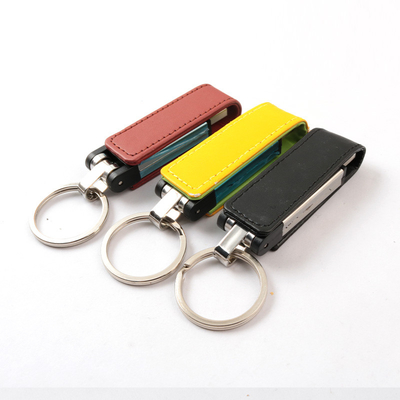 2.0 3.0 Da PU Ổ đĩa flash USB tùy chỉnh 32GB 256GB Logo dập nổi