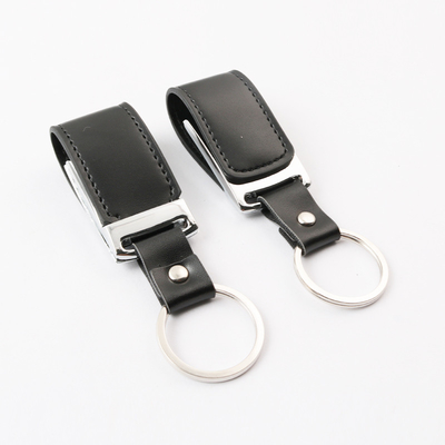 PU / Da thật Ổ đĩa flash USB tùy chỉnh 32GB 256GB Logo dập nổi 2.0 3.0