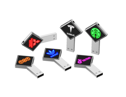 Quà tặng tốt Ổ đĩa flash USB có đèn LED cao cấp 128GB 256GB 3.0