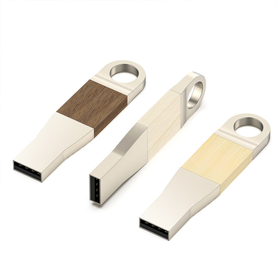 Hình dạng đẹp Trình điều khiển bằng gỗ USB Flash Drive 2.0 Tốc độ nhanh 30MB/S 64GB 128GB