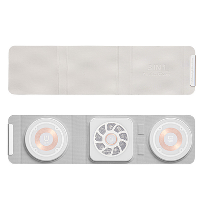 Bộ sạc không dây nhanh 3 trong 1 có thể gập lại di động 15W 10W 7.5W 5W