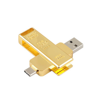 Gold Bar Shaped TYPE C USB 3.0 Tốc độ nhanh Phù hợp với tiêu chuẩn EU và US