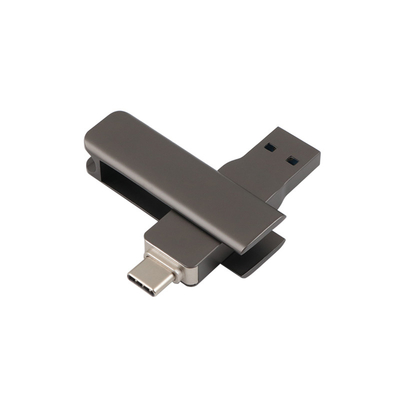 Metal Shapes Gun Black Type C USB 3.0 Drive Phù hợp với tiêu chuẩn EU và Hoa Kỳ