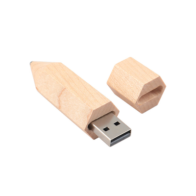 Maple Wood Pen hình USB Memory Stick Custom Logo in hoặc đúc