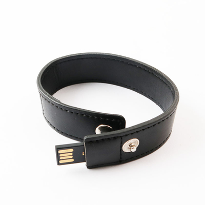 Chiếc băng đeo tay da ổ đĩa flash USB tốc độ đọc 20MB / S Với hỗ trợ logo tùy chỉnh