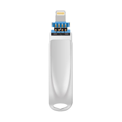 Silver TYPE C usb 3 trong một với USB 2.0 USB 3.0 Và Type C Connector