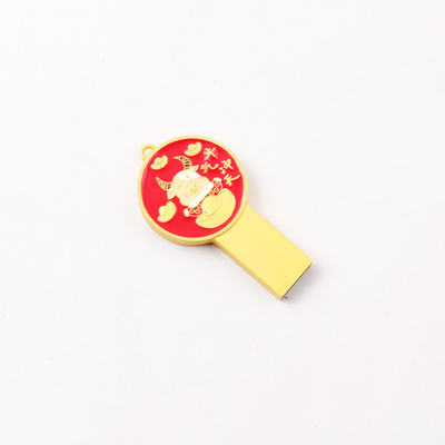 Logo in chống sốc -20°C đến 85°C Máy nhớ flash USB kim loại 8-15MB/s Viết