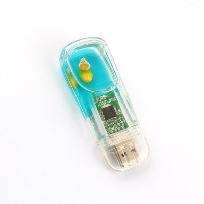 Dây nhớt USB nhựa bên trong đặt Liquid USB Flash Drive tùy chỉnh Boat bên trong