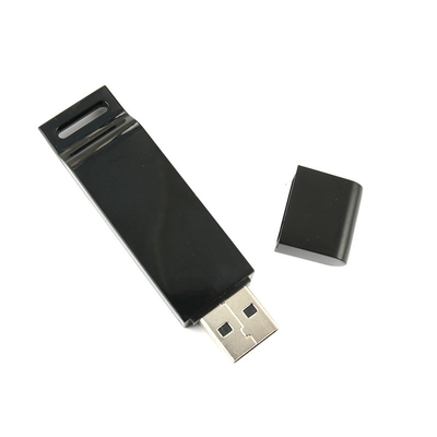 Bộ nhớ USB đen tái chế 32G-1TB Cơ thể tùy chỉnh với hoàn thiện dầu cao su