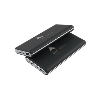 Li Polymer Portable Power Bank cho thiết bị USB điện thoại thông minh - Trắng / Đen / Xanh / Xanh