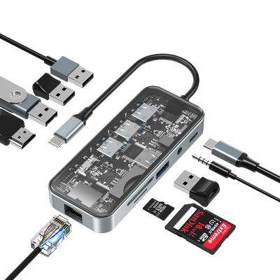 Professional Aluminum Card Reader Hub để cải thiện quy trình làm việc
