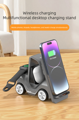 4 In1 15w Sản phẩm sạc không dây nhanh hình ô tô hình xe tải hình đèn đêm