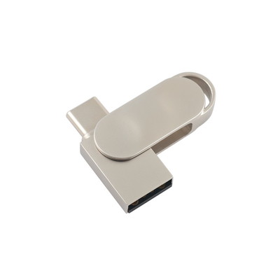 Máy nhớ flash USB PD kim loại chống nước với bạc USB 2.0 USB 3.0 và loại C