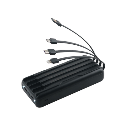 Ngân hàng điện pin đầy đủ công suất cao cho điện thoại với PC Công nghệ nhựa / Matt vật liệu vỏ và thiết kế nhẹ