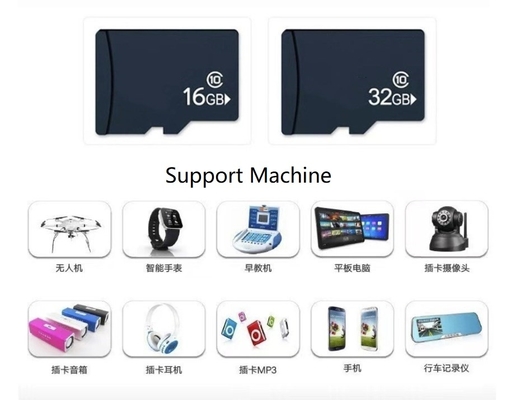 Thẻ nhớ SD nhanh tùy chỉnh với tốc độ đọc cao 3.0 50mbs và Flash Test H2 Range thương lượng