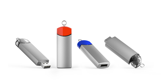 Có thể tùy chỉnh 8-15MB / s Viết ổ đĩa Flash USB kim loại với Logo Speed Dome