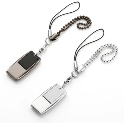 Ổ Đĩa Flash USB Mini Có Móc Khóa Có Thể Laser Logo Và In Logo Bằng Thân USB Được Làm Tùy Chỉnh Có Thể Làm Màu Bạc Và Xám