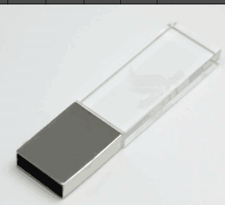 Acrylic USB Stick Cung cấp tốc độ truyền dữ liệu lên đến 5 Gbps gói tùy chỉnh đảm bảo truy cập dữ liệu nhanh khắc logo trên phần acrylic