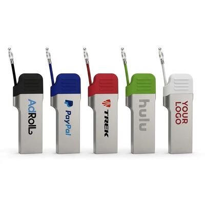 Ổ USB flash loại c có usb A vỏ kim loại dây xích nhỏ có thể laser và in logo tốc độ nhanh 3.2 usb và 3.1 usb