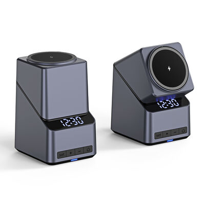 Bộ sạc không dây đa chức năng sạc nhanh 15W với khả năng tương thích Qi và loa Bluetooth 3W tích hợp