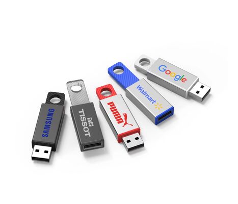 Vỏ kim loại và máy tính flash kim loại có dung lượng lưu trữ dữ liệu 1GB 2GB 4GB 8GB 16GB 32GB 64GB và 128GB