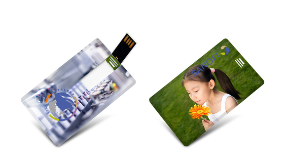 CMYK Logo UV Màu sắc In Thẻ Tín dụng Thanh USB 2.0 3.0 15MB / S