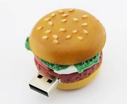 Thực phẩm Sahped Usb Ổ đĩa flash Hình dạng được tạo ra bằng cổng vật liệu mô phỏng bởi 2.0 3.0