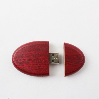 USB 2.0 3.0 Thanh USB cá nhân hóa bằng gỗ 128GB Tốc độ nhanh 30MB / S