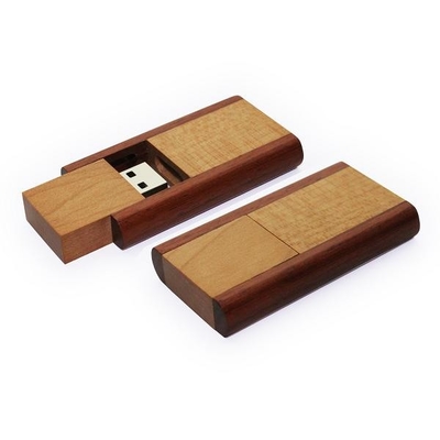Tải lên dữ liệu miễn phí Thanh bộ nhớ bằng gỗ USB 2.0 3.0 512GB 80MB / S