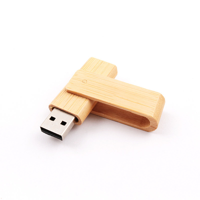 256GB 512GB 1TB Bamboo USB Flash Drive Swivel Shapes Twist 360 độ 3.0 Tốc độ nhanh