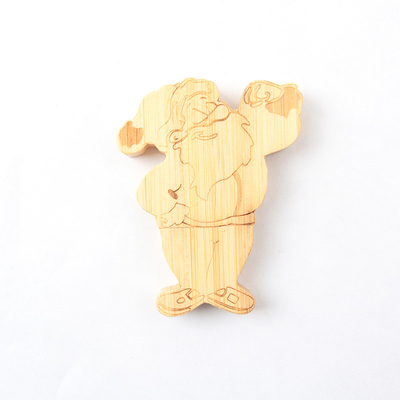 Maple Bamboo USB Stick bằng gỗ được cá nhân hóa 128GB Cắt theo thiết kế tùy chỉnh