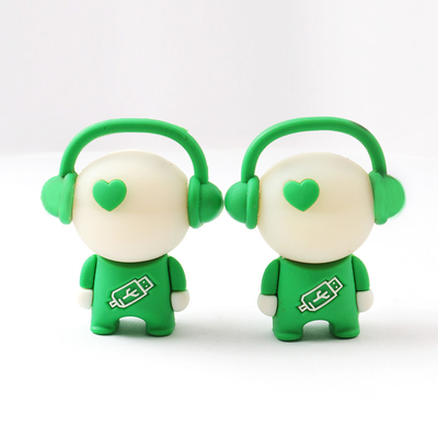 2.0 3.0 PVC Cartoon Usb Flash Drive 16G 64G Bộ nhớ đầy đủ Chứng nhận FCC