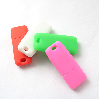 Ổ đĩa USB 2D tùy chỉnh được in bằng silicon USB 2.0 70MB / s 512GB Khuôn mở