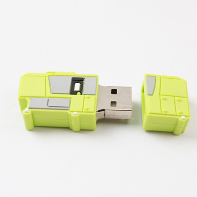Vật liệu PVC được tạo bởi ổ đĩa flash USB hình dạng tùy chỉnh 2.0 3.0 Loại đèn flash kim loại