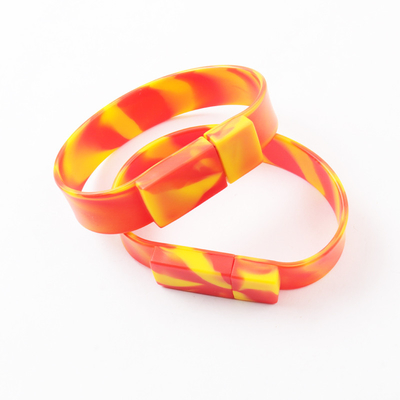 Nhiều màu 2.0 3.0 Silicone dây đeo tay Ổ đĩa flash USB 256GB 30MB / S