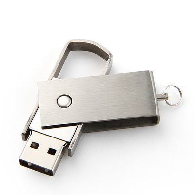 Metal Twist Ổ USB 2.0 Xoay 360 độ Bộ nhớ đầy đủ 64G 128G