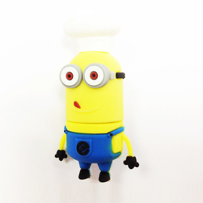 Khuôn mở PVC tùy chỉnh theo nhân vật hoạt hình Minions Usb 2.0 và 3.0 nhanh